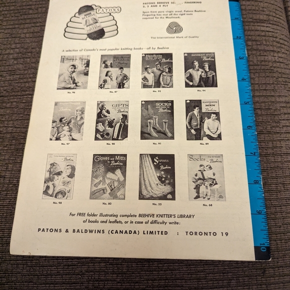 3/$30. Beehive vintage knitting Patterns for boys and Girls. - Picture 2 of 10